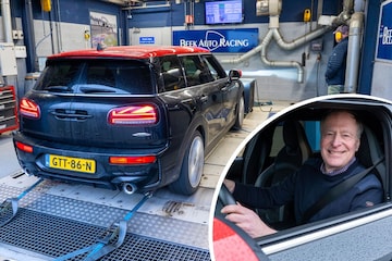 Mini Clubman JCW op de rollenbank