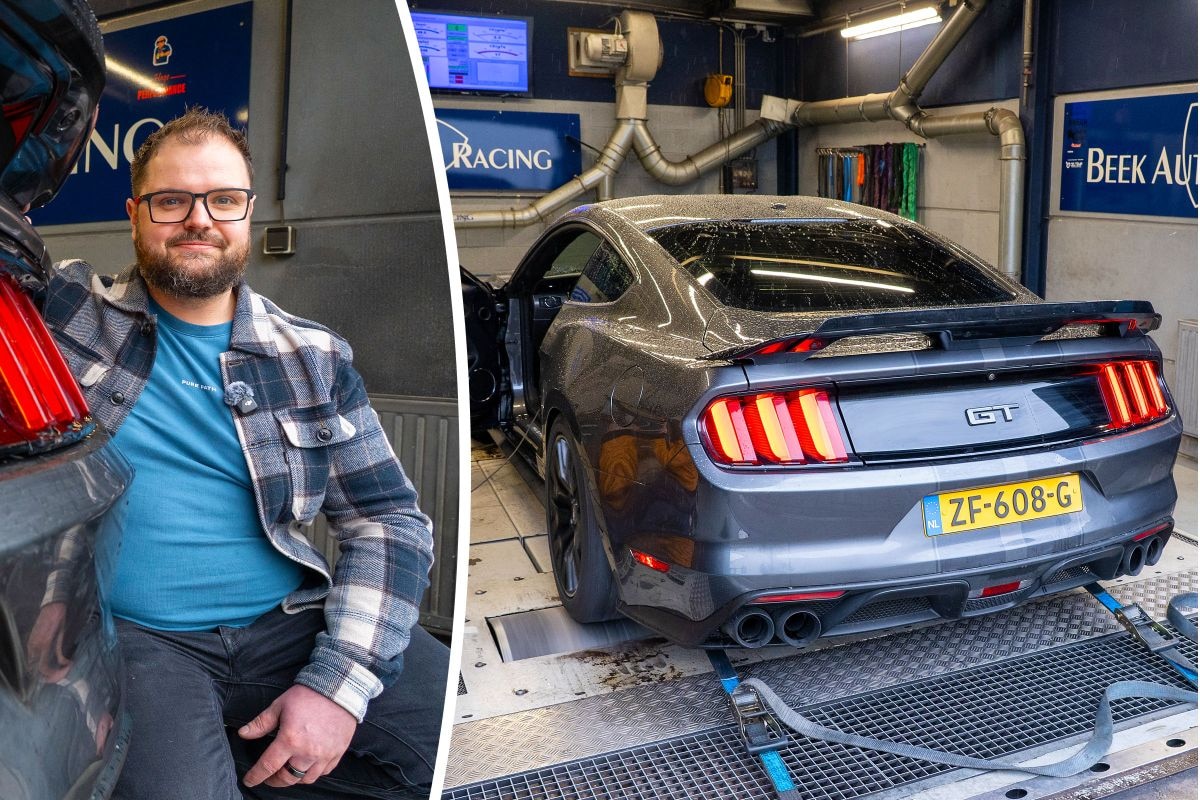 De Ford Mustang van Thierry is geen 2.3 EcoBoost maar een dikke V8: 'Ik geniet intens van elke rit