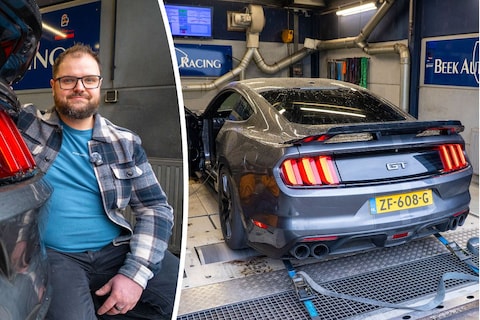 De Ford Mustang van Thierry is geen 2.3 EcoBoost maar een V8: 'Ik geniet intens van elke rit'