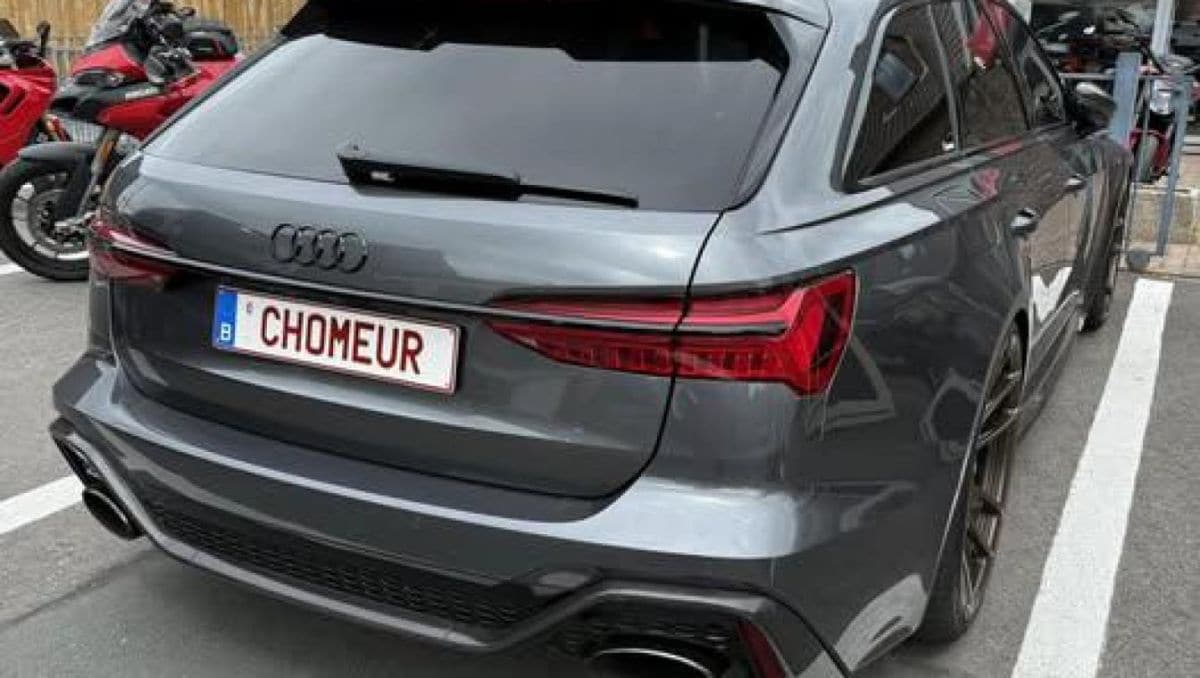 Belgisch kenteken Audi RS6