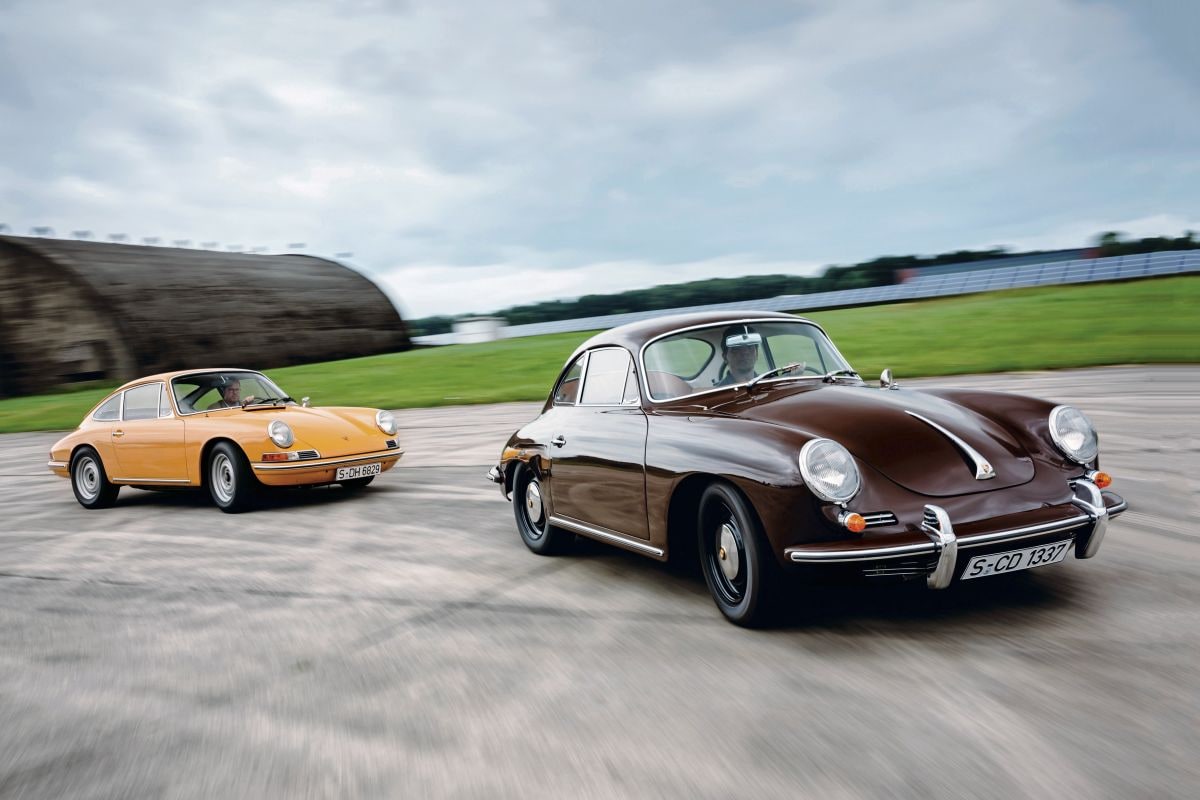Porsche 356 C en 912 klassieke Porsche