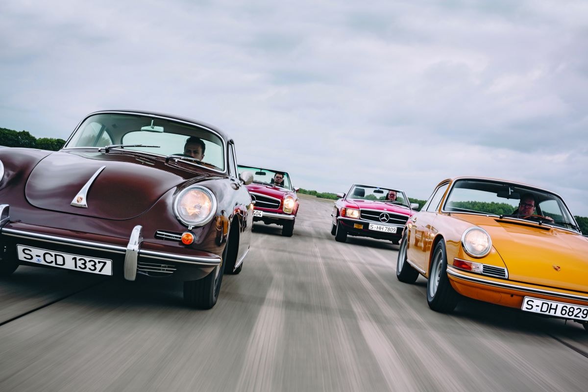 Porsche 356 C en 912 klassieke Porsche