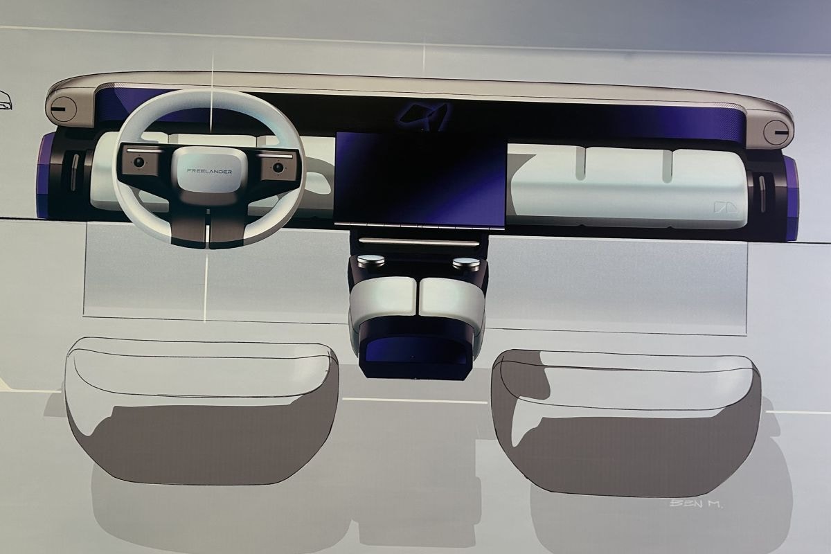 Freelander 8 dashboard