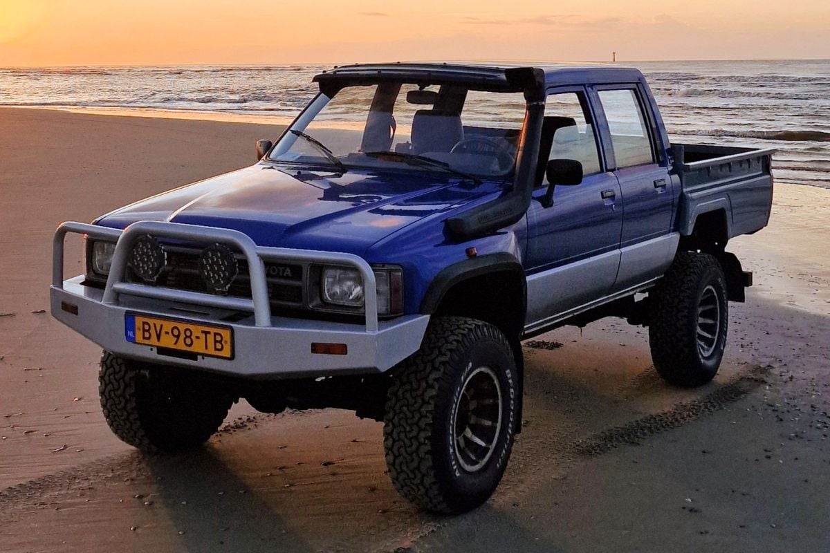 Mijn eerste auto Kever op het zand
