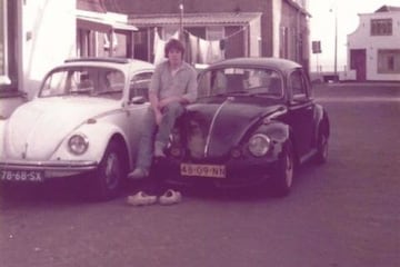 Mijn eerste auto Kever op het zand