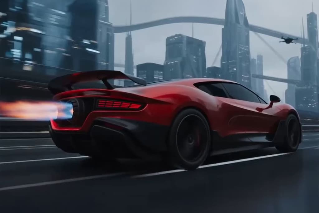 Dankzij raketten lanceert deze Chinese supercar in minder dan een ...