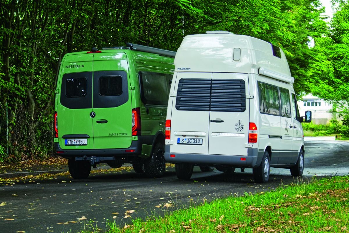 James Cook camper op basis Mercedes Sprinter