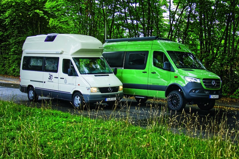 James Cook camper op basis Mercedes Sprinter