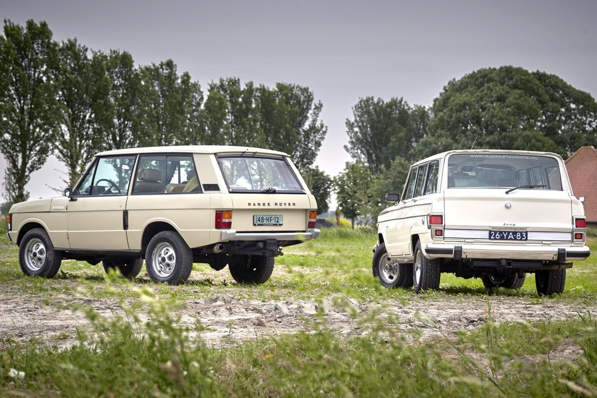 Range Rover en Jeep Wagoneer klassieke SUV's