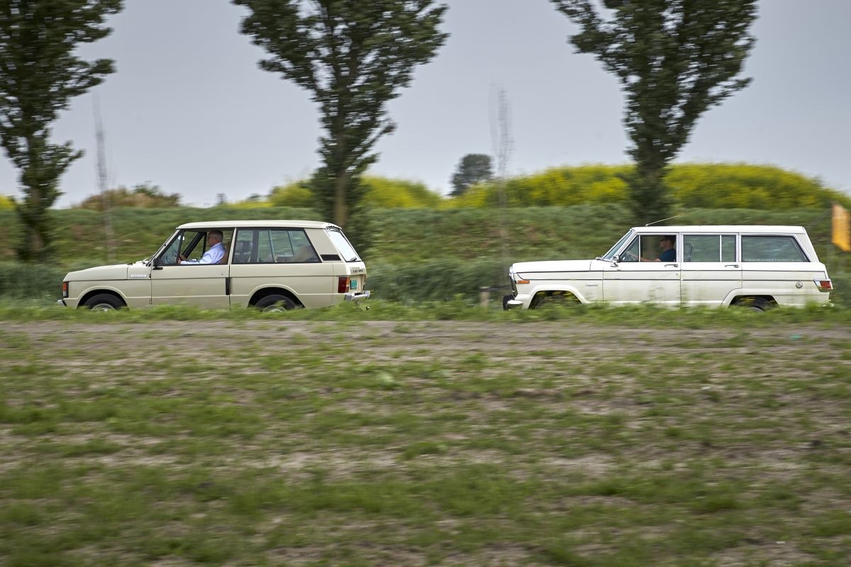 Range Rover en Jeep Wagoneer klassieke SUV's
