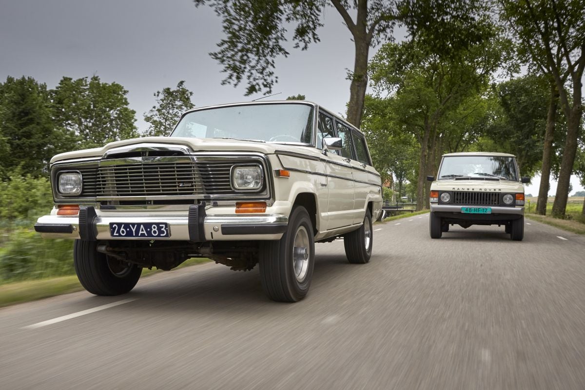 Range Rover en Jeep Wagoneer klassieke SUV's