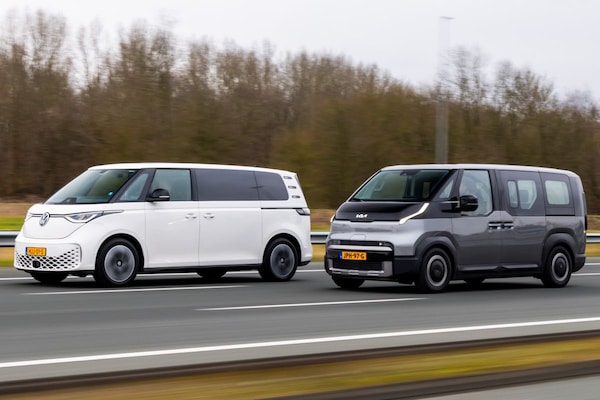 Dubbeltest Kia PV5 - Volkswagen ID.Buzz