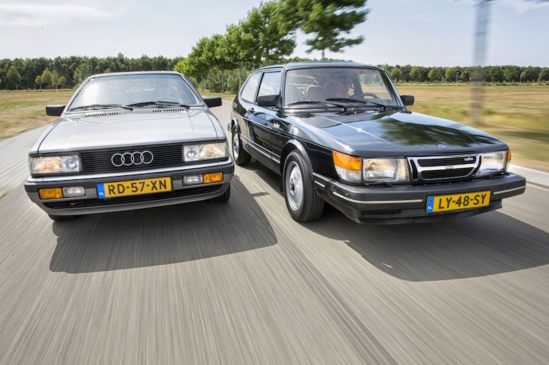 Zo gingen Audi en Saab de strijd aan met zescilinders, en nu met elkaar