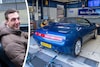 Alfa Romeo Spider op de rollenbank