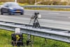 Flitsen, verkeer, politie, controle, lasergun