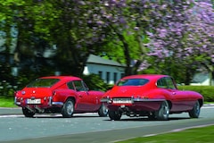Engelse klassiekers jaren 60 Jaguar E Type Triumpg GT6