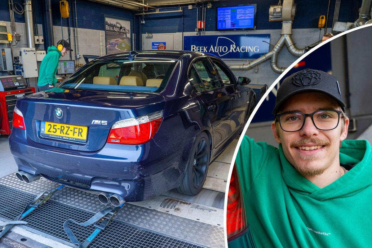 Charrel rijdt zijn droomauto, een BMW M5 met V10: 'De drijfstanglagers zijn gevoelig'