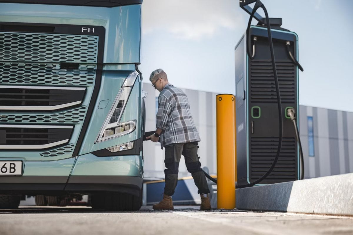 Elektrische vrachtauto Volvo FH Aero Electric