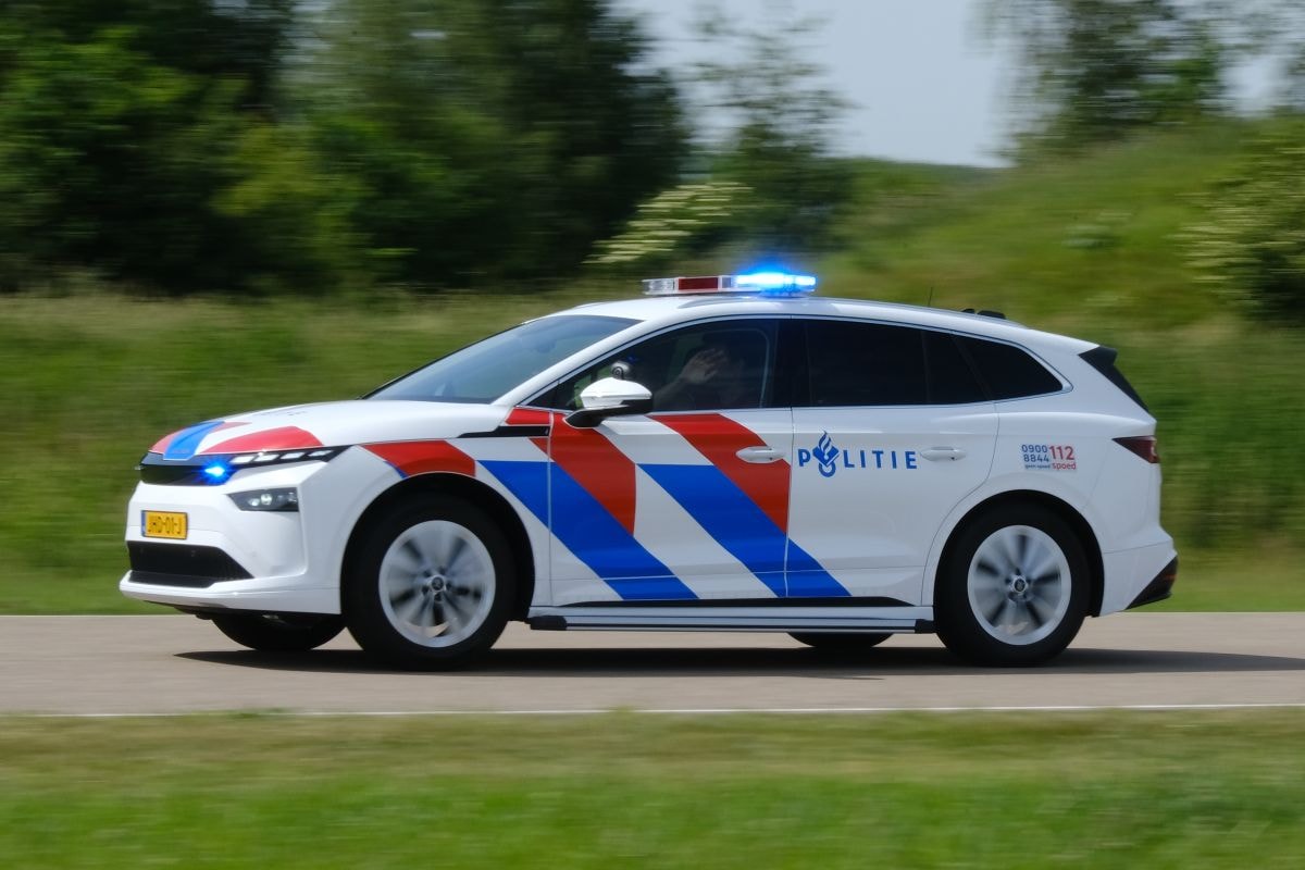 Politieauto Skoda Enyaq