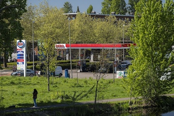 Tankstation, benzine, tanken, brandstof