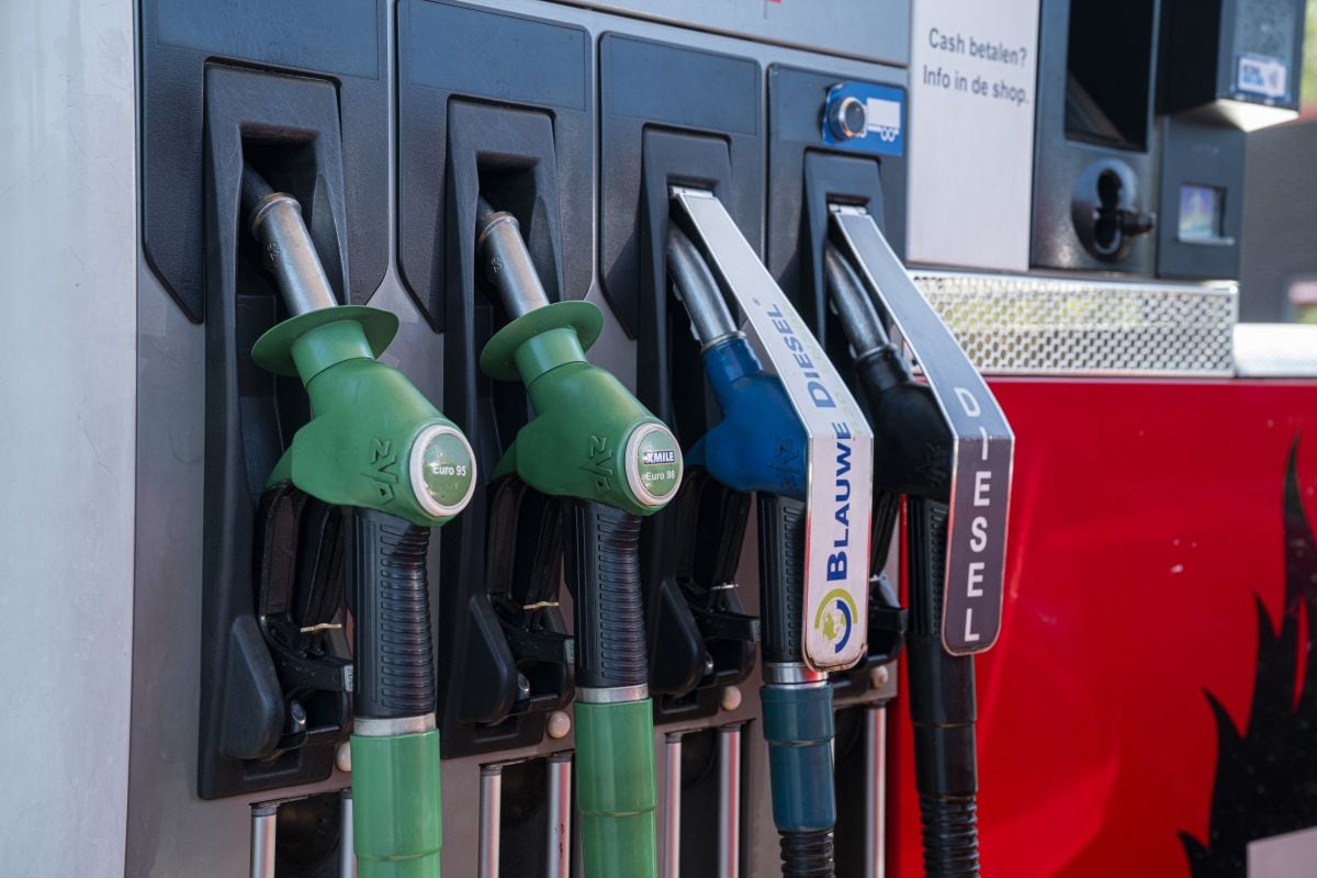 Tankstation, benzine, tanken, brandstof