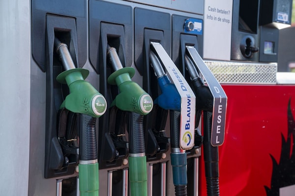 Tankstation, benzine, tanken, brandstof