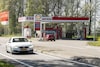 Tankstation, benzine, tanken, brandstof