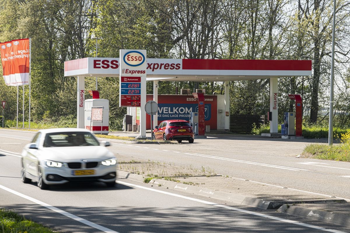 Tankstation, benzine, tanken, brandstof