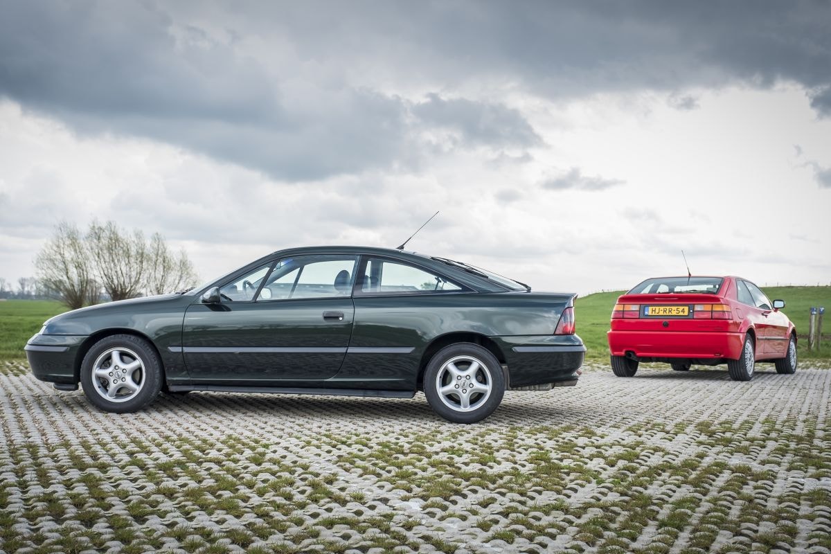 Volkswagen Corrado en Opel Calibra klassieke coupés