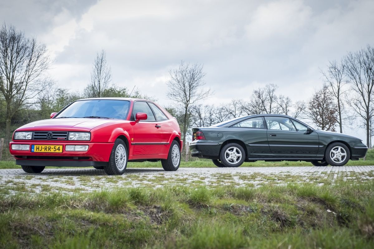 Volkswagen Corrado en Opel Calibra klassieke coupés
