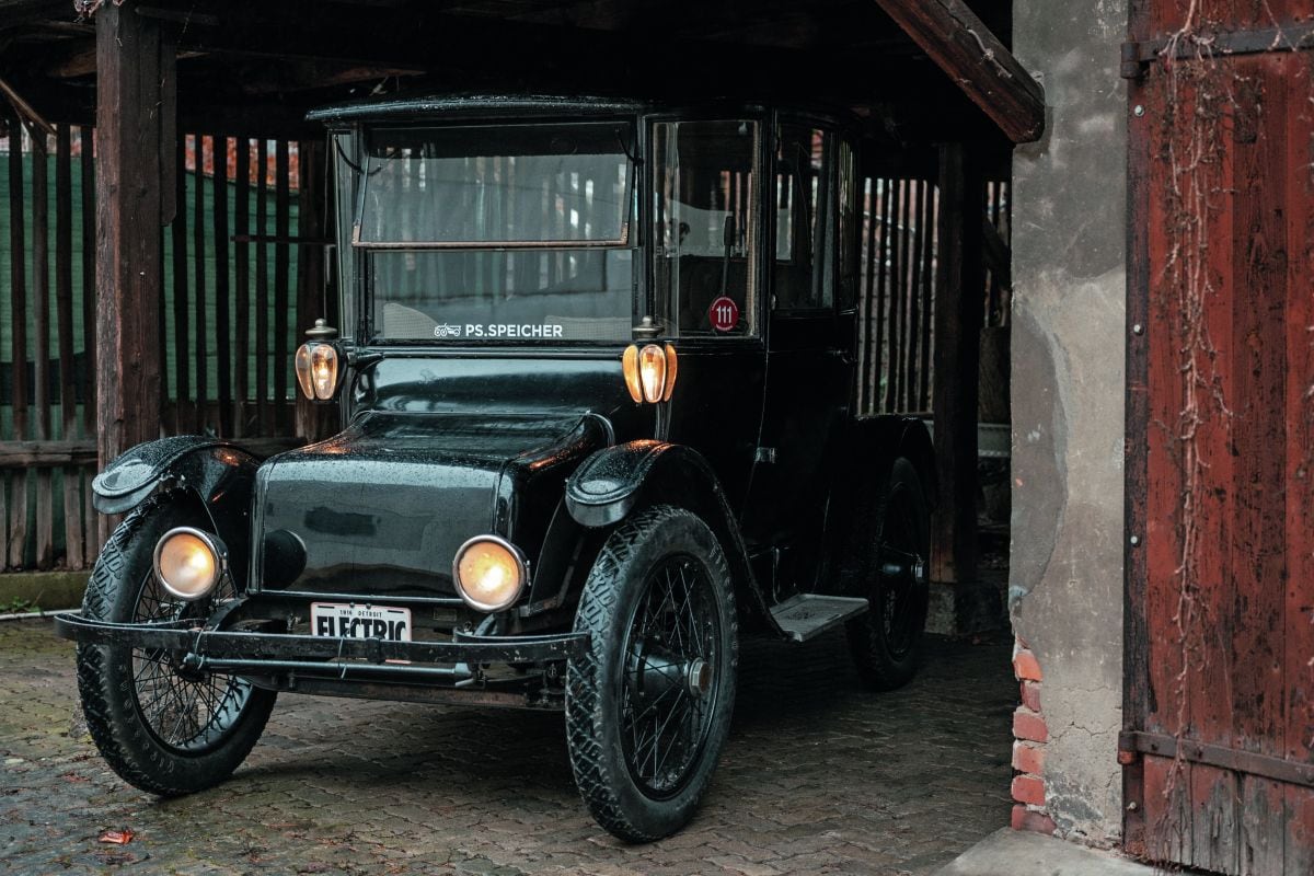 Detroit Electric Brougham auto van oma Duck