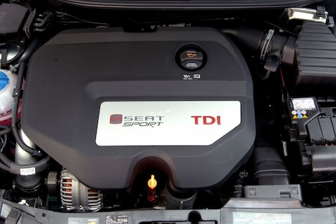 De TDI 'alles rood' kreeg in de kleinste auto waarin hij zat ook nog eens 10 pk extra