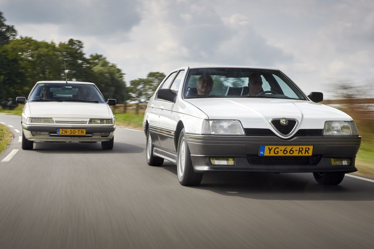 Klassiekers Alfa Romeo 164 en Citroen XM