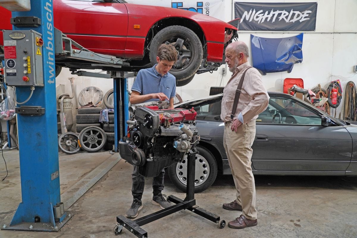 Reportage Nissan 200 SX. Oudere en jongere liefhebber