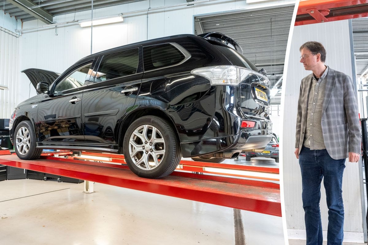 Mitsubishi Outlander PHEV in klokje rond