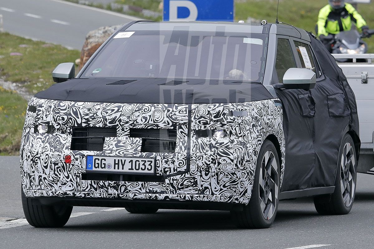 Hyundai nieuw SUV spyshots