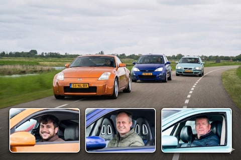 Angel, André en Kees rijden onze Zero's Heroes in de perfecte kleur; ode aan 3 helden uit 2003