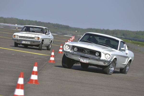 Ford Capri en Ford Mustang