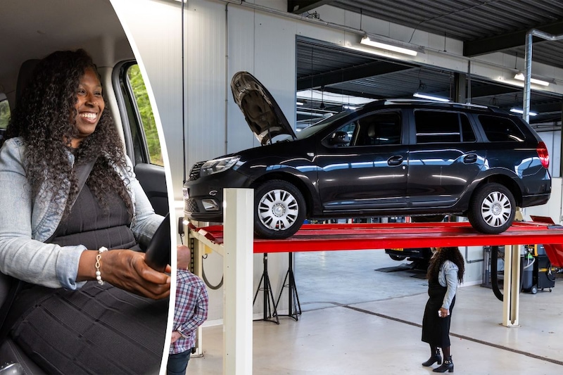 Denise (46) brengt haar Dacia Logan MCV op lpg voor de keuring: 'Mijn broers moesten er om lachen'