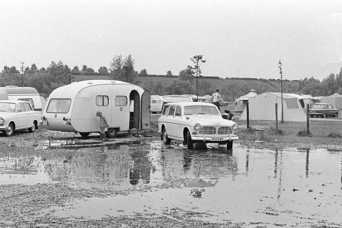Oude vakantiefoto