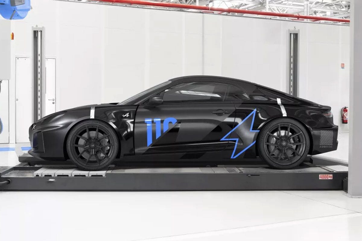 Alpine A110 elektrisch mule