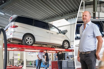 Toyota Previa in klokje rond