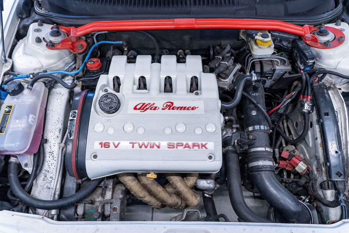 Alfa Romeo 156 op de rollenbank