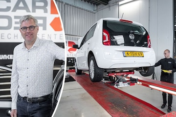 Volkswagen Up in klokje rond
