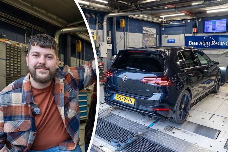Sam's Volkswagen Golf R is niet helemaal standaard: 'In Duitsland heb ik de 292 km/h aangetikt'