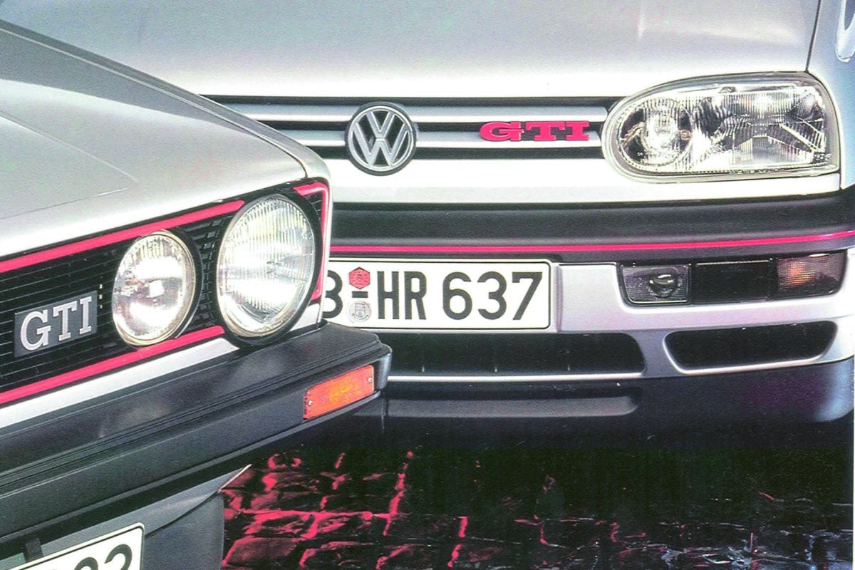 Volkswagen Golf I GTI en Golf III GTI