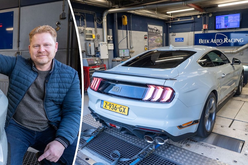 Ted wil weten of zijn Ford Mustang Mach 1 de 460 pk haalt: 'Fabrieksopgave is altijd wat typisch'