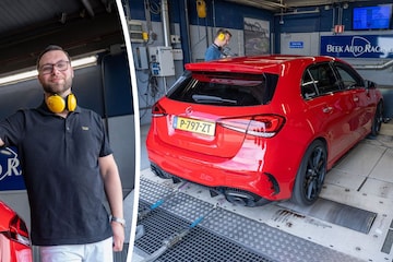 Mercedes-AMG A35 op de rollenbank