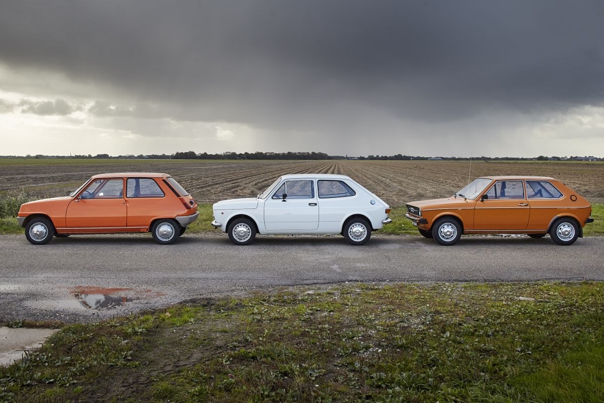 Triotest klassiekers met Renault 5, Audi 50, Fiat 127
