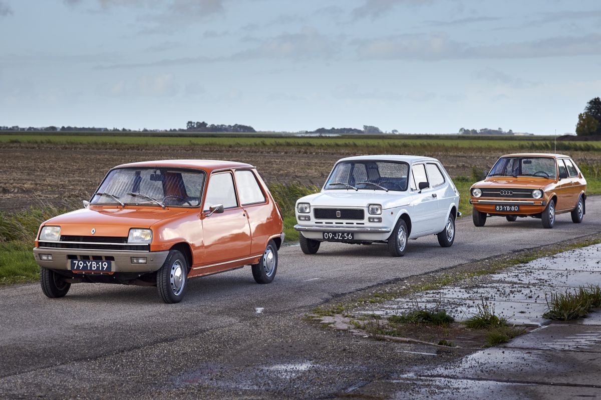 Triotest klassiekers met Renault 5, Audi 50, Fiat 127